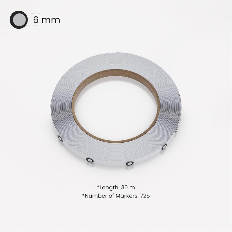 Revopoint 3D Marker Tape for 3D Scanning, 6.0 mm 3D Scanning Markers for 3D Scanners, 3D Tracking Dots Reference Point for Preventing Tracking Loss and Enhance Accuracy, 30 m Length with 725 Markers - Image 2